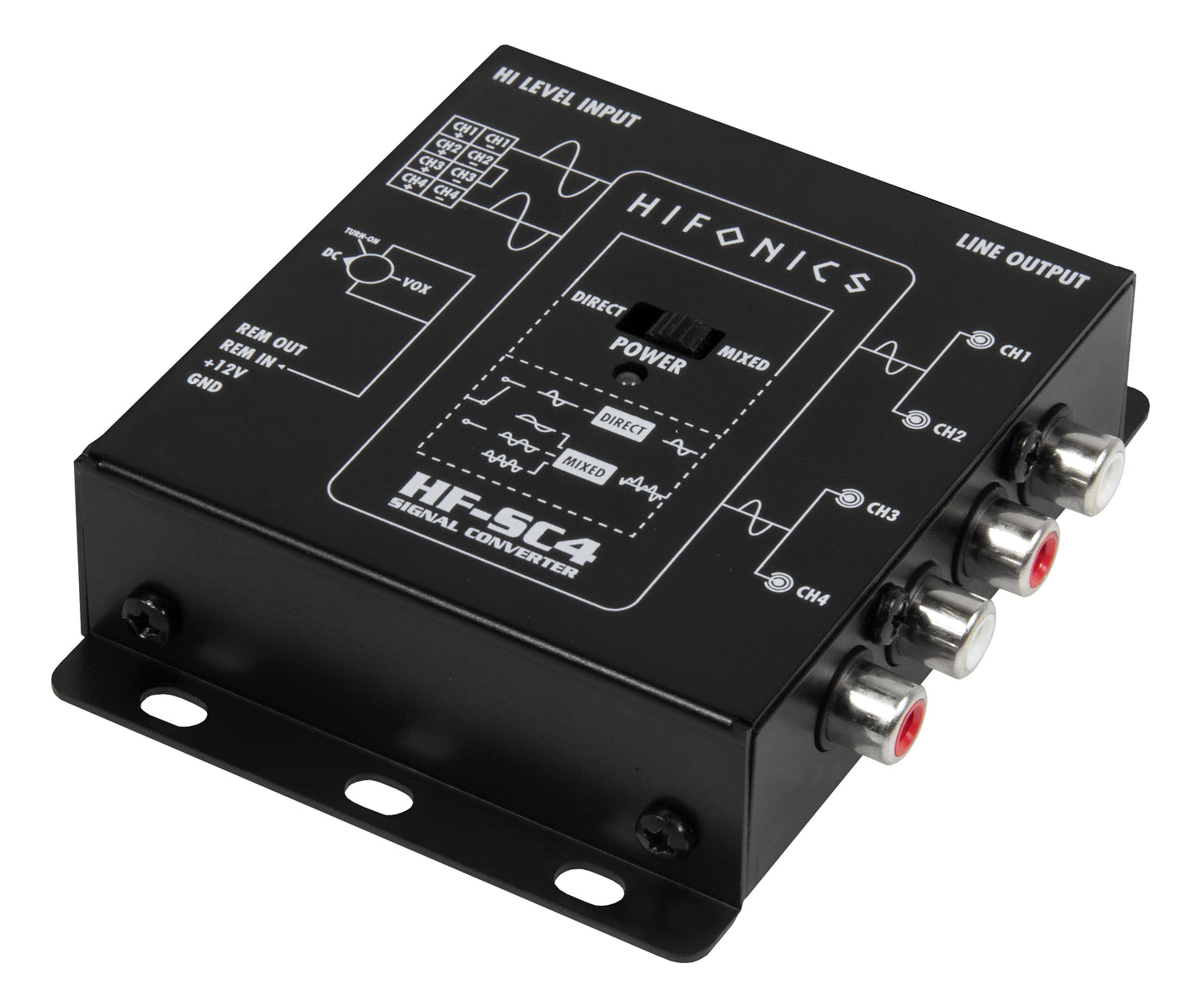 4CH High to Low Level Converter HF-SC4 (mit EPS)