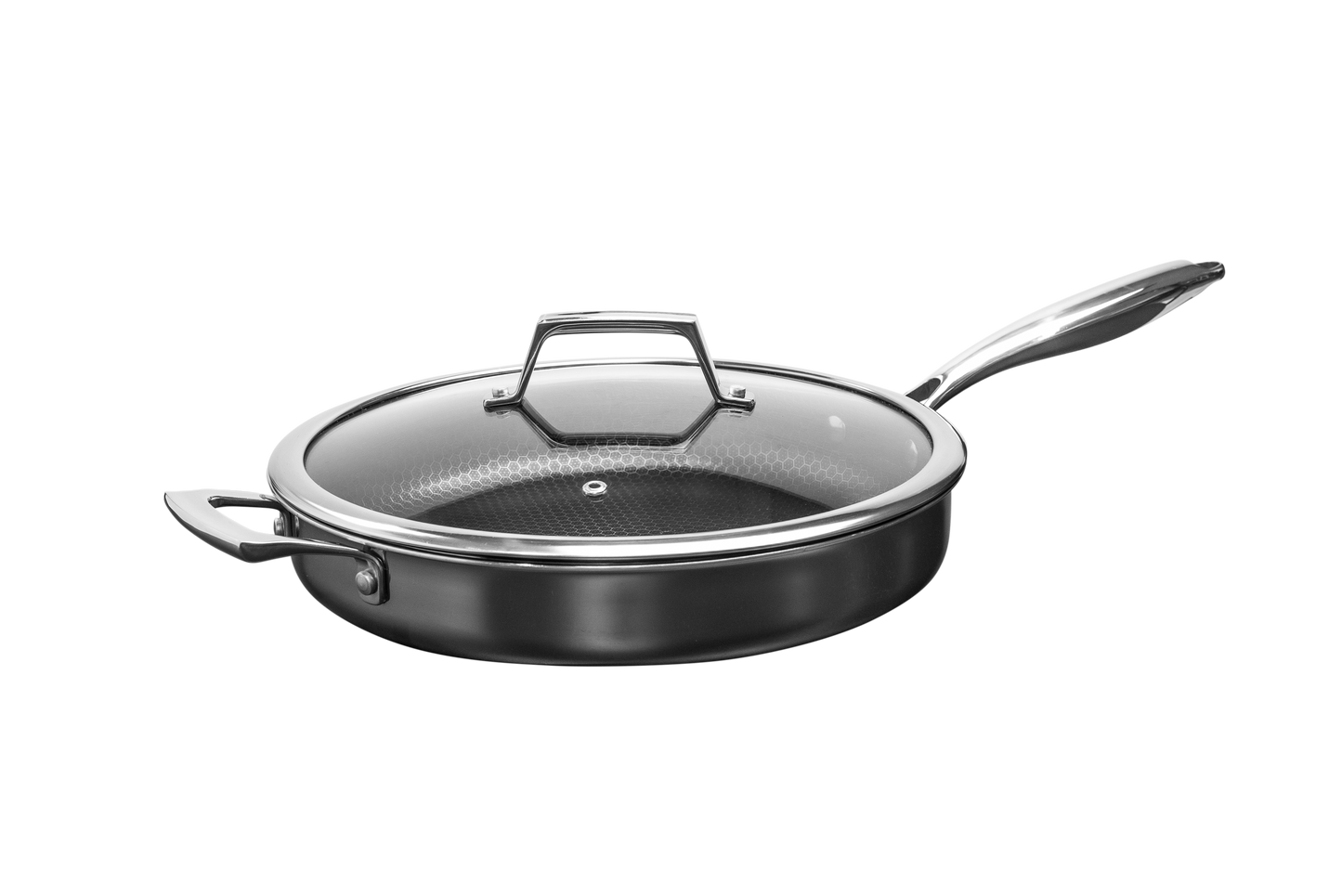 Hâws Santo Sautépfanne 28cm mit Deckel Hexagon Antihaftbeschichtung