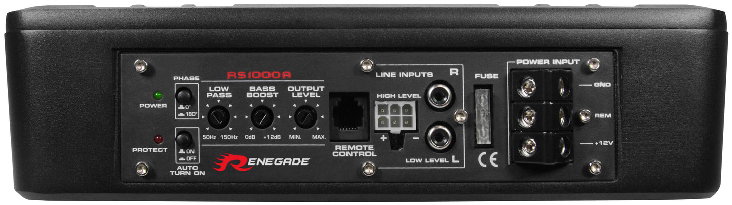 RENEGADE Untersitz Aktiv-Subwoofer RS1000A