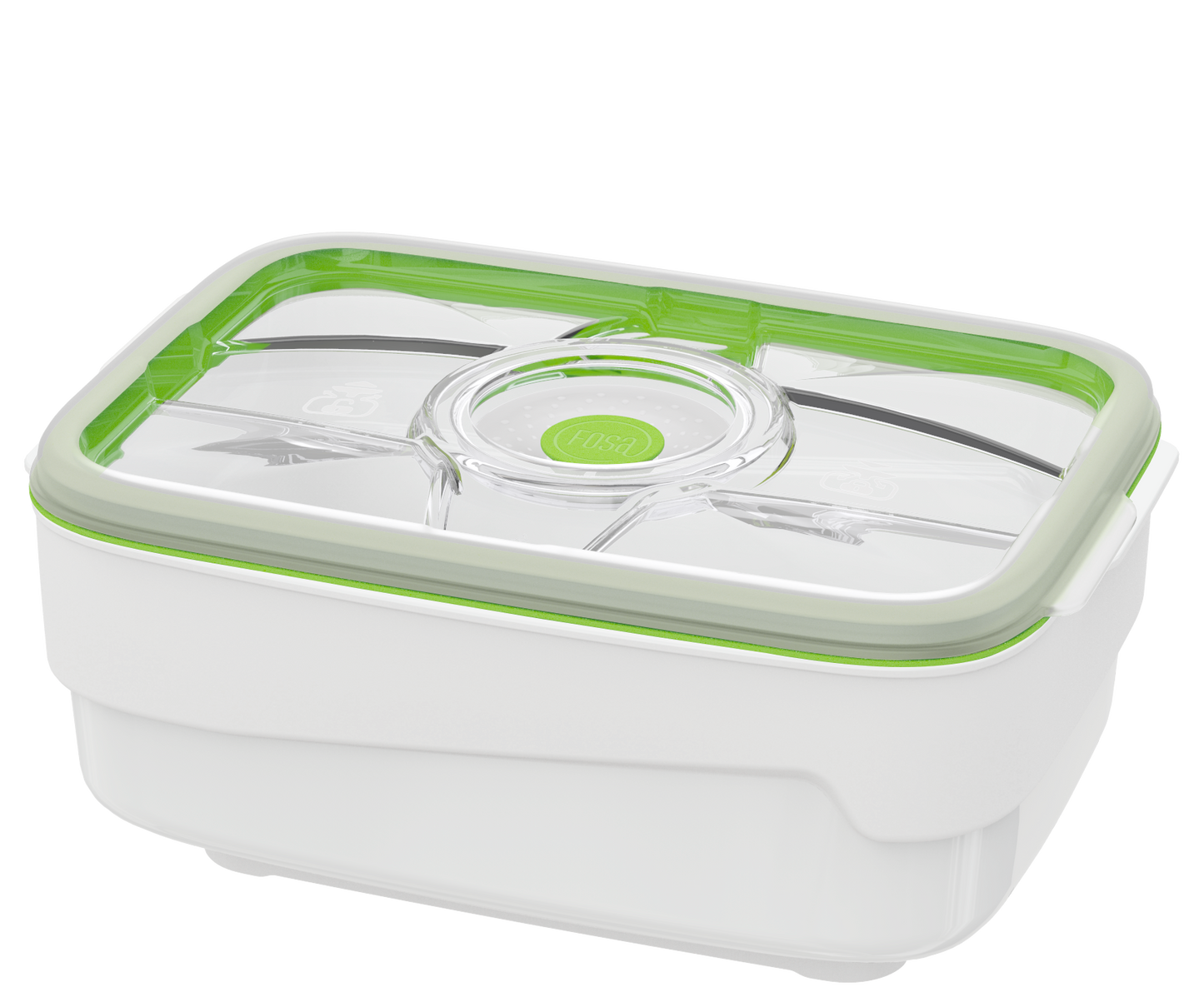 Munich Vakuum-Brotbox 4 Liter inklusive TURTLE Vakuumpumpe