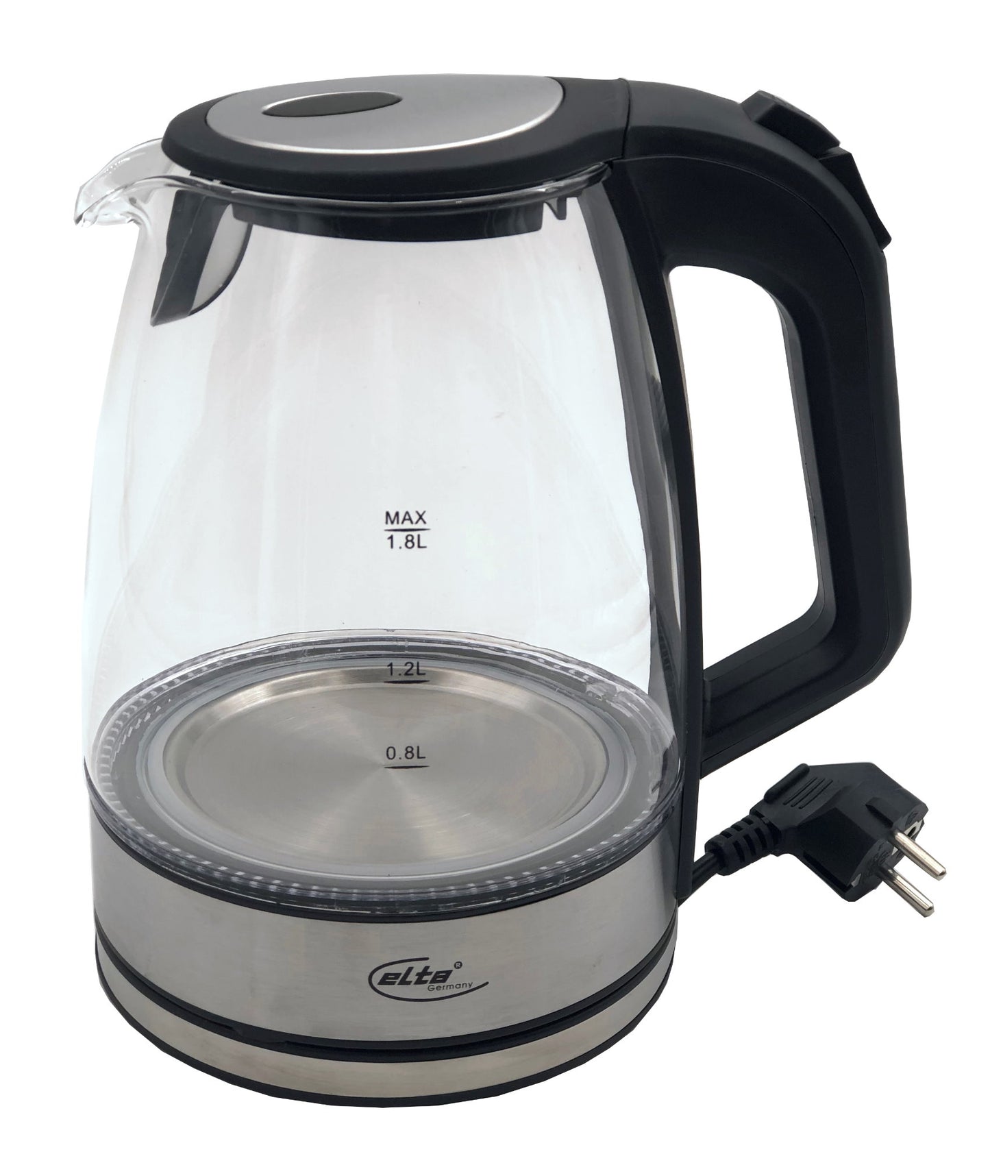 Elta Glas Wasserkocher 1,8L, 2200W