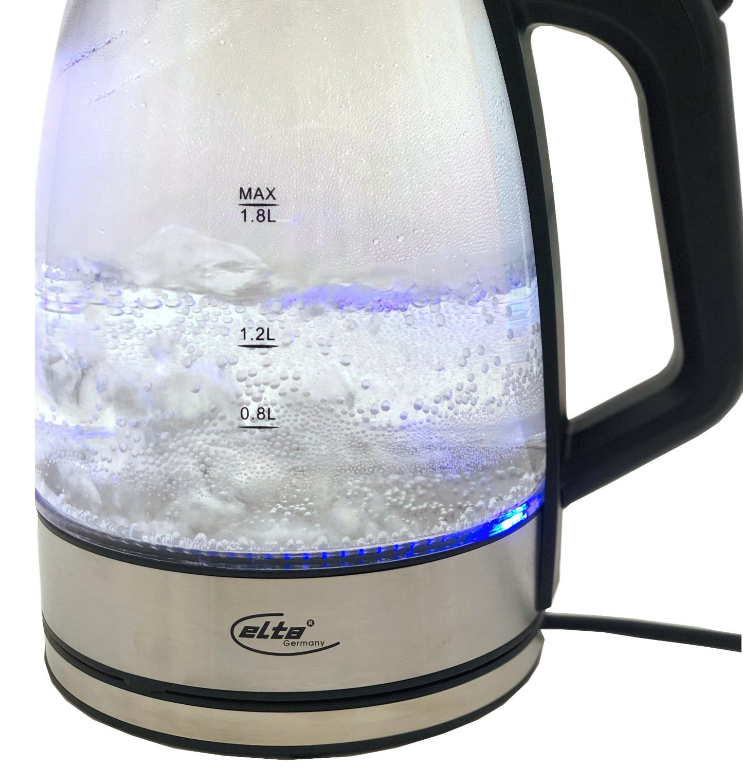 Elta Glas Wasserkocher 1,8L, 2200W