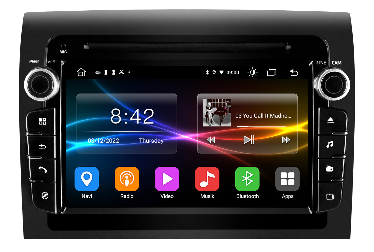 Android Naviceiver 7" mit DAB+, Bluetooth und 4G/LTE wahlweise mit iGO Camper Navigation