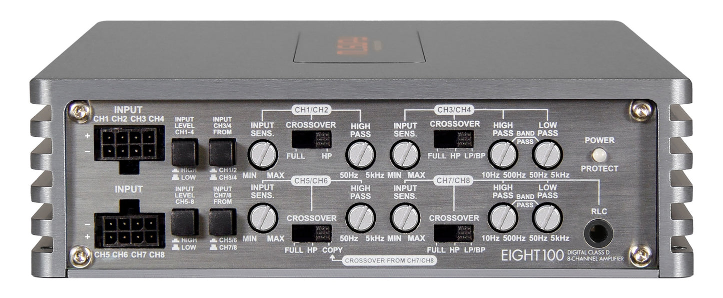 MUSWAY Digital 8-Kanal AMP EIGHT100