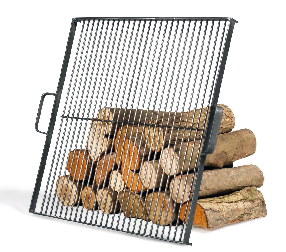 Grillrost aus Rohstahl 58x58 cm für Feuerschale 80 cm