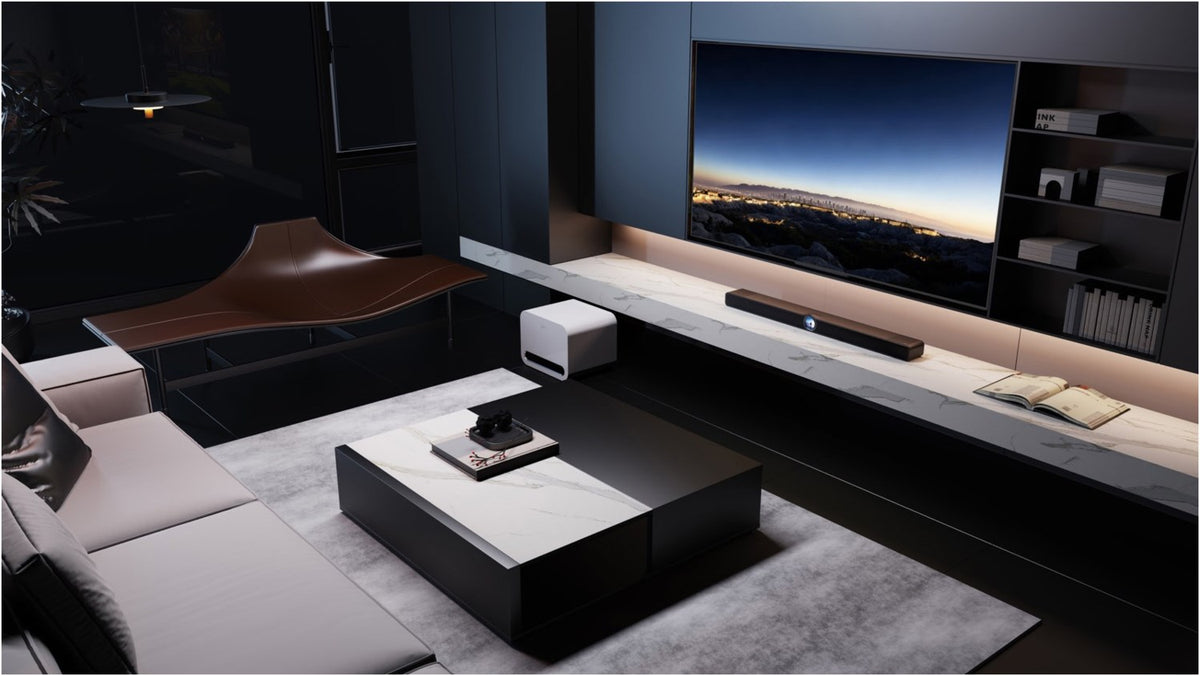 WiiM Soundbar mit Dolby Atmos Touchdisplay und automatischer Raumeinmessung
