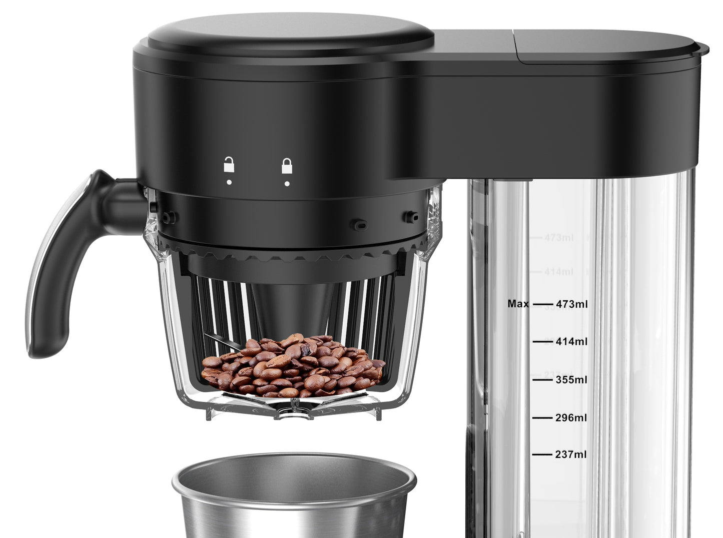 Hâws Bornholm Kaffeemaschine mit Mahlwerk 600w