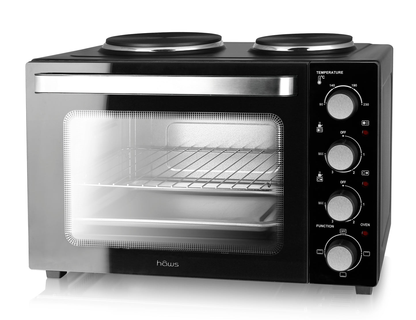 Hâws  Miniofen 32 L inkl. Kochplatten 3200w