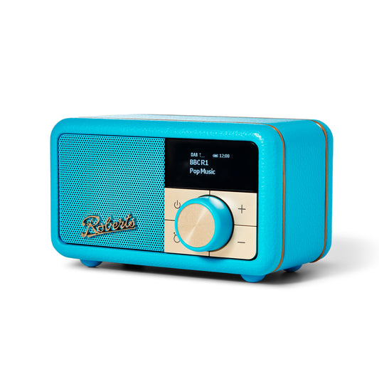 Revival Petite | electric blue | tragbares FM / DAB+ Radio mit Bluetooth und integriertem Akku