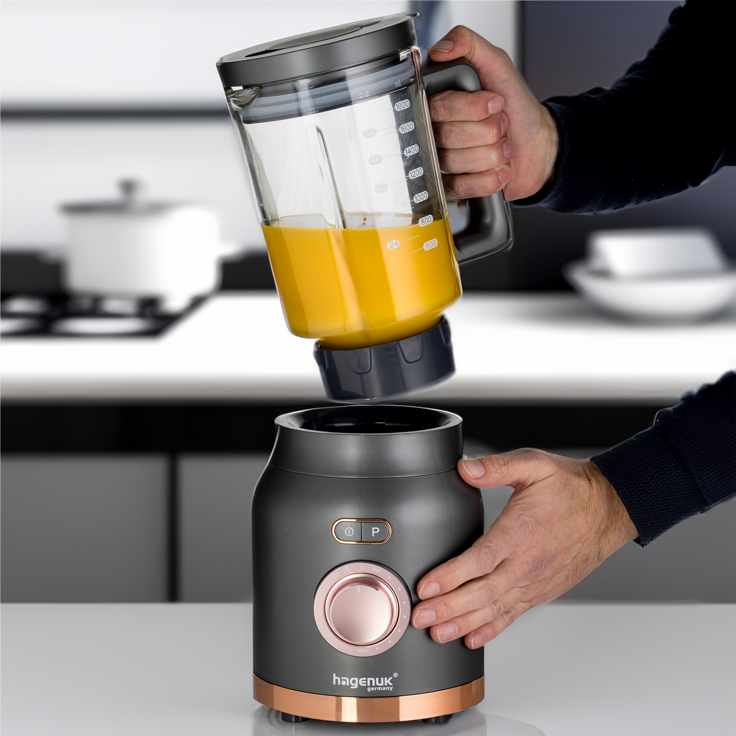 2 in 1 Powermixer und Smoothiemaker Deluxe
