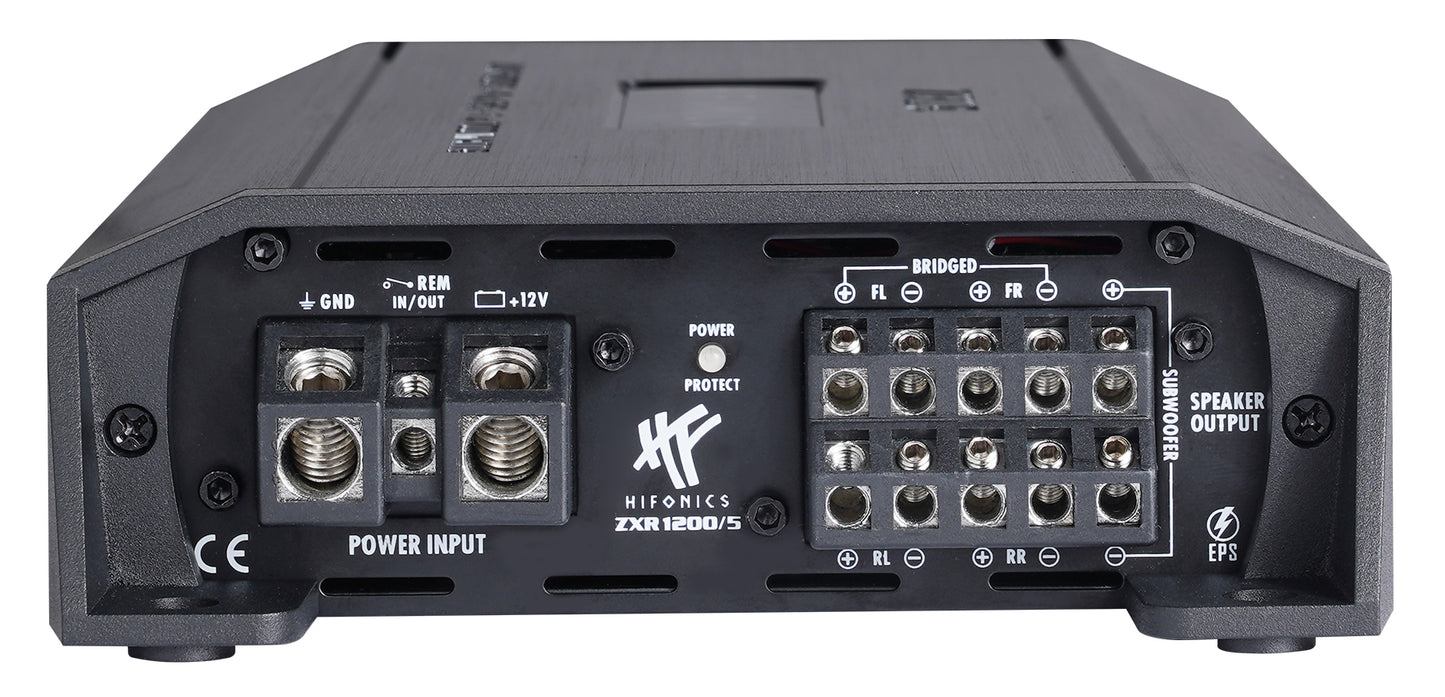 ZEUS POWER 5CH Class-D Amp ZXR1200/5 | 5-Kanal Ultra Class-D Verstärker | 1.200 Watt RMS