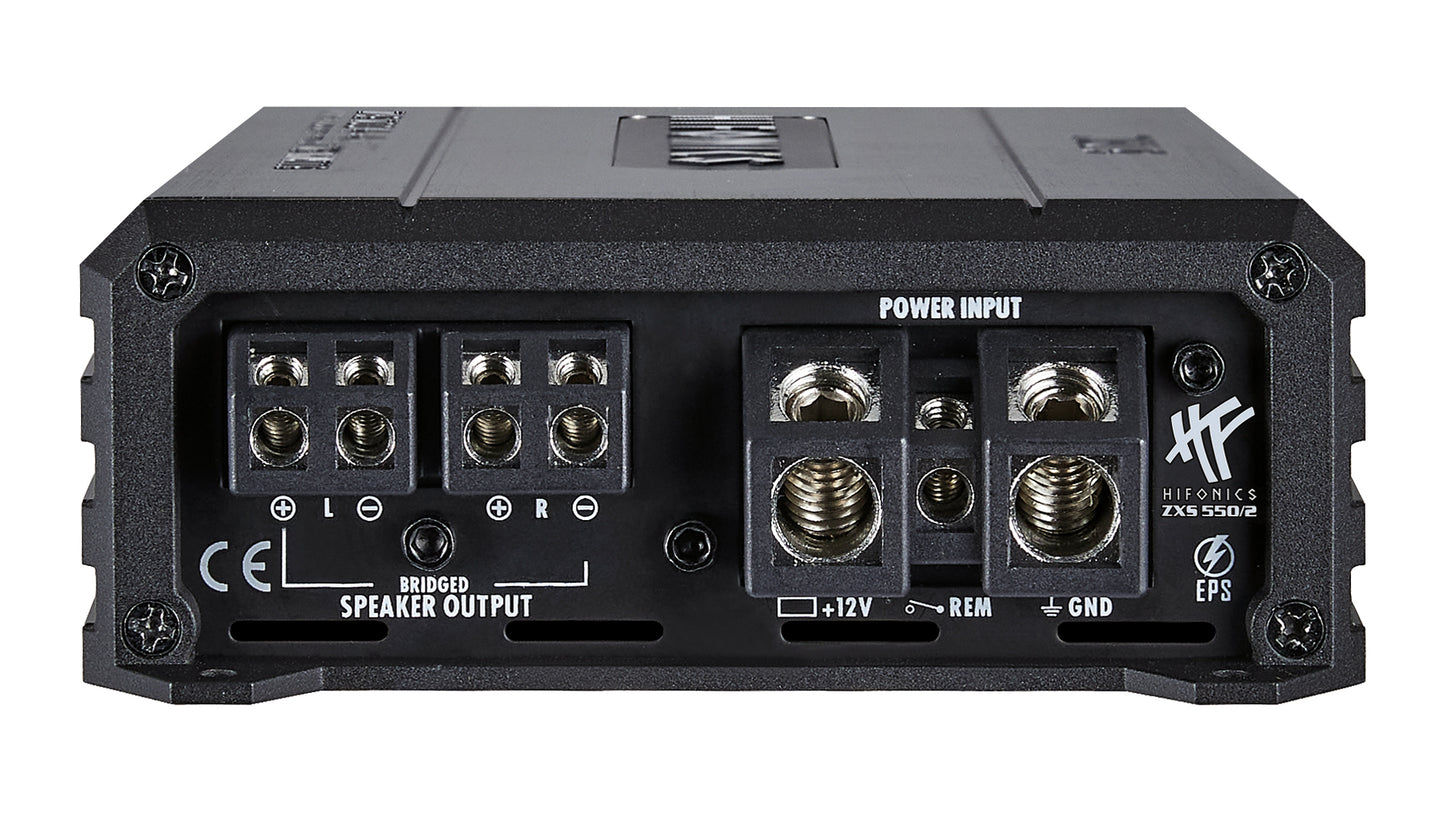 ZEUS STREET 2CH Class-D Amp ZXS550/2 | 2-Kanal Ultra Class-D Verstärker | 550 Watt RMS