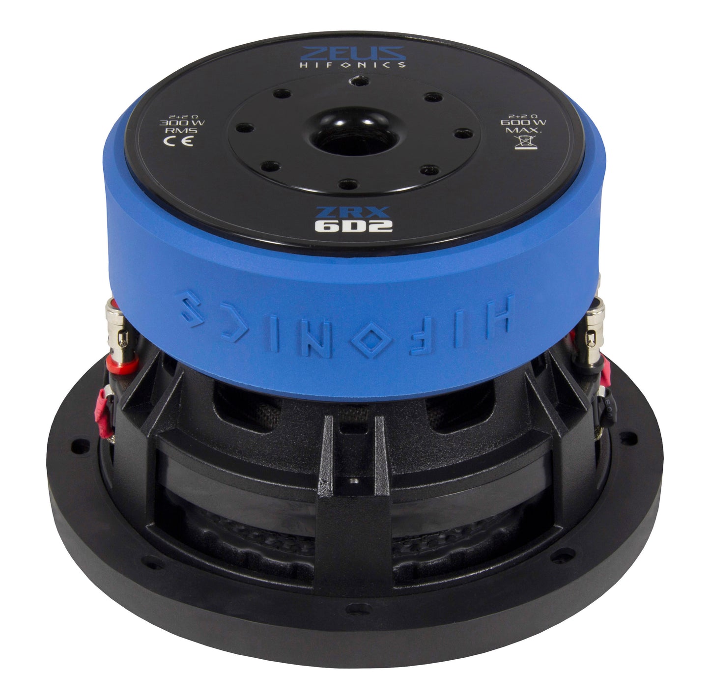 ZEUS Woofer ZRX-6D2 | Spitzenklasse Subwoofer | 16,5cm (6") | 300 Watt RMS