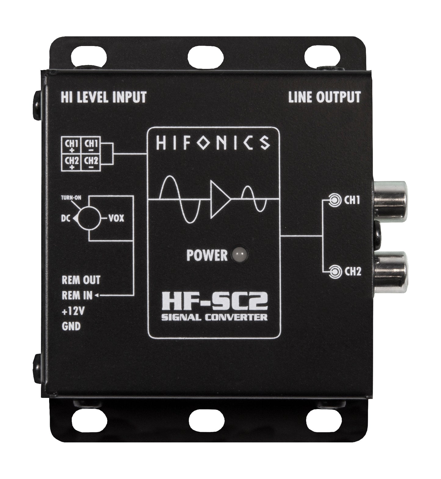 2CH High to Low Level Converter HF-SC2 (mit EPS)