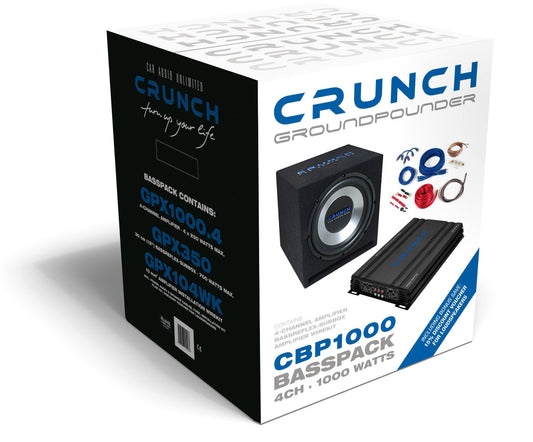 CRUNCH GROUNDPOUNDER Basspack 4CH CBP1000
