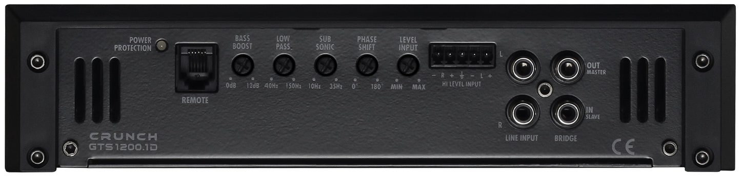GTS Digital Monoblock GTS1200.1D | 4-Kanal Class-D Monoblock Endstufe | 600 Watt RMS