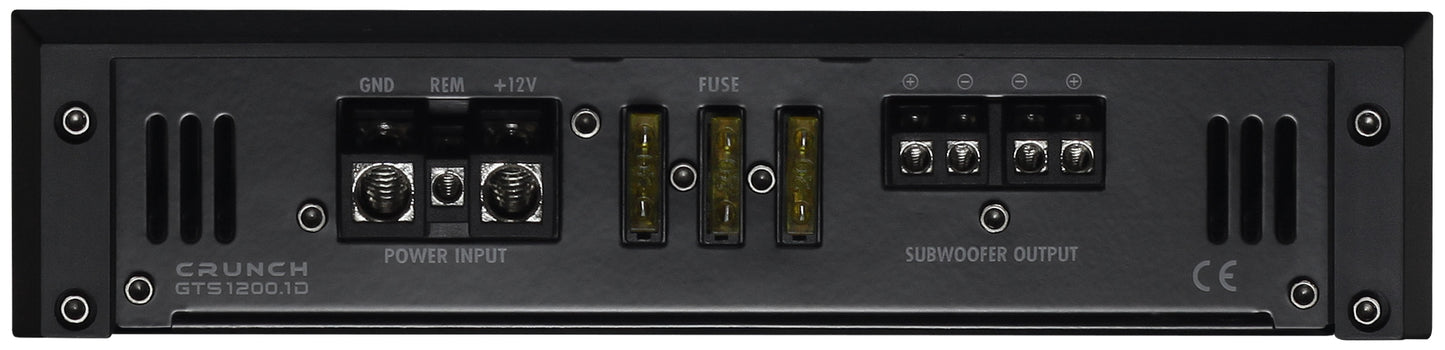 GTS Digital Monoblock GTS1200.1D | 4-Kanal Class-D Monoblock Endstufe | 600 Watt RMS