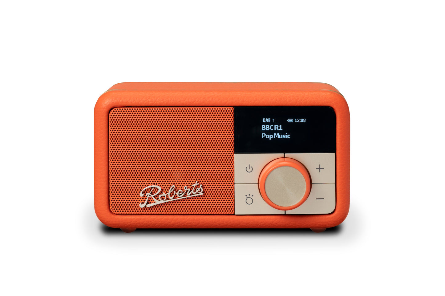 Revival Petite 2 | pop orange | tragbares FM / DAB+ Radio mit Bluetooth und integriertem Akku