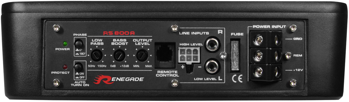 RENEGADE Untersitz Aktiv-Subwoofer RS800A