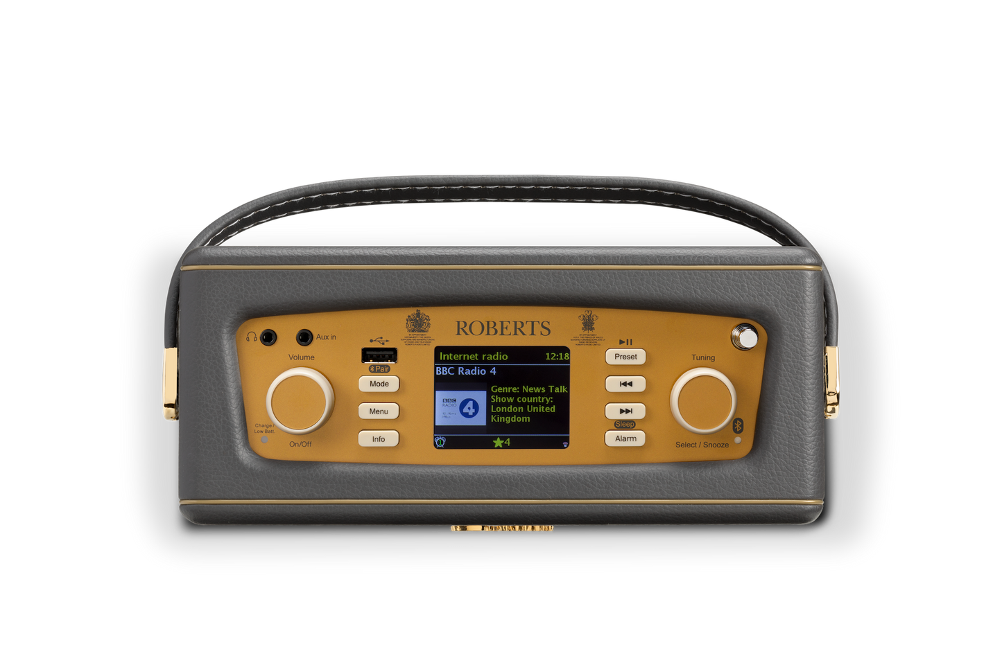 Revival iStream3L | charcoal grey | tragbares DAB+/FM Radio mit WLAN