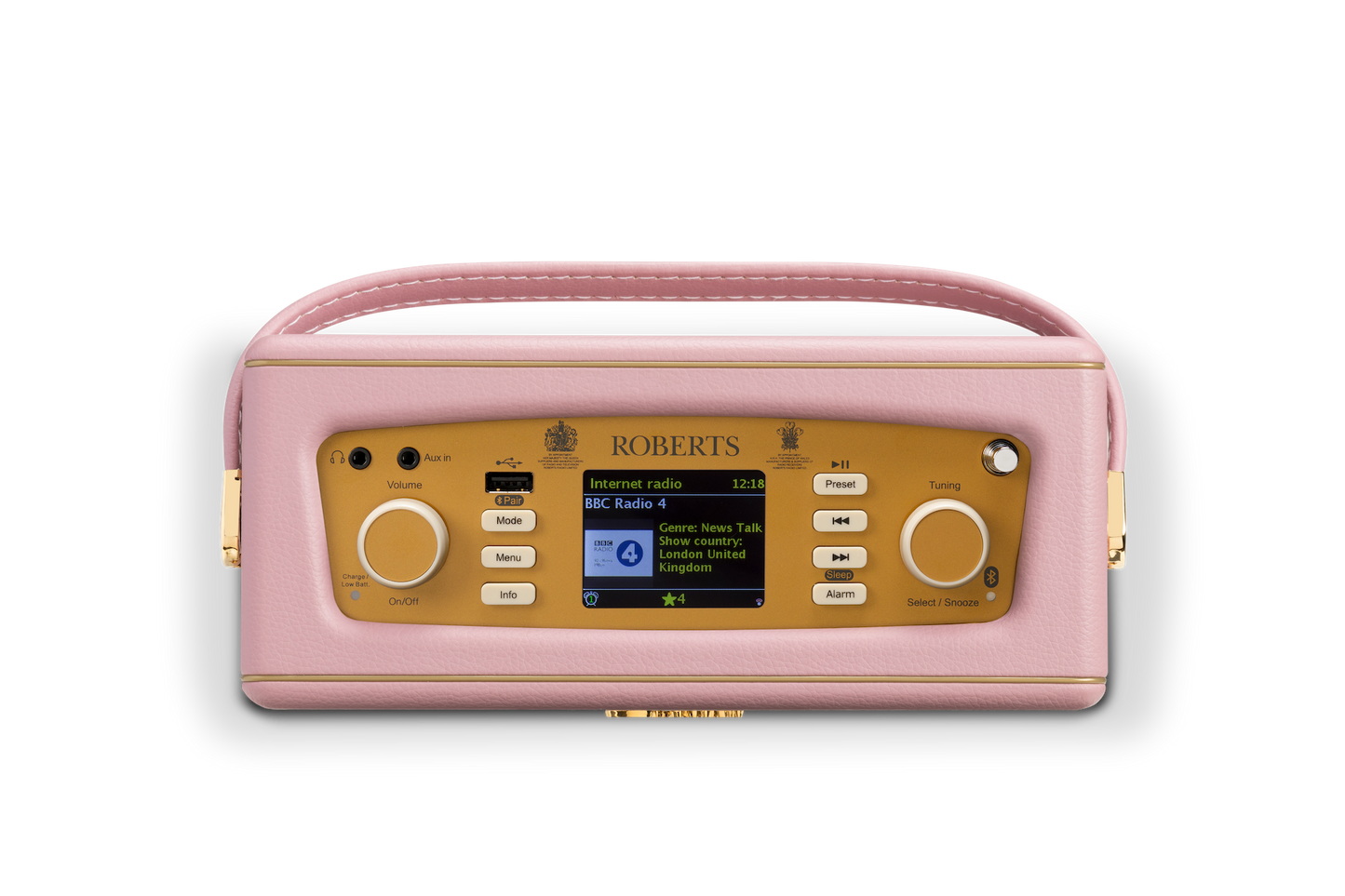Revival iStream3L | dusky pink | tragbares DAB+/FM Radio mit WLAN