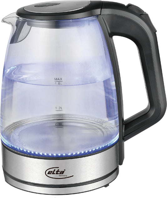 Elta Glas Wasserkocher 1,8L, 2200W