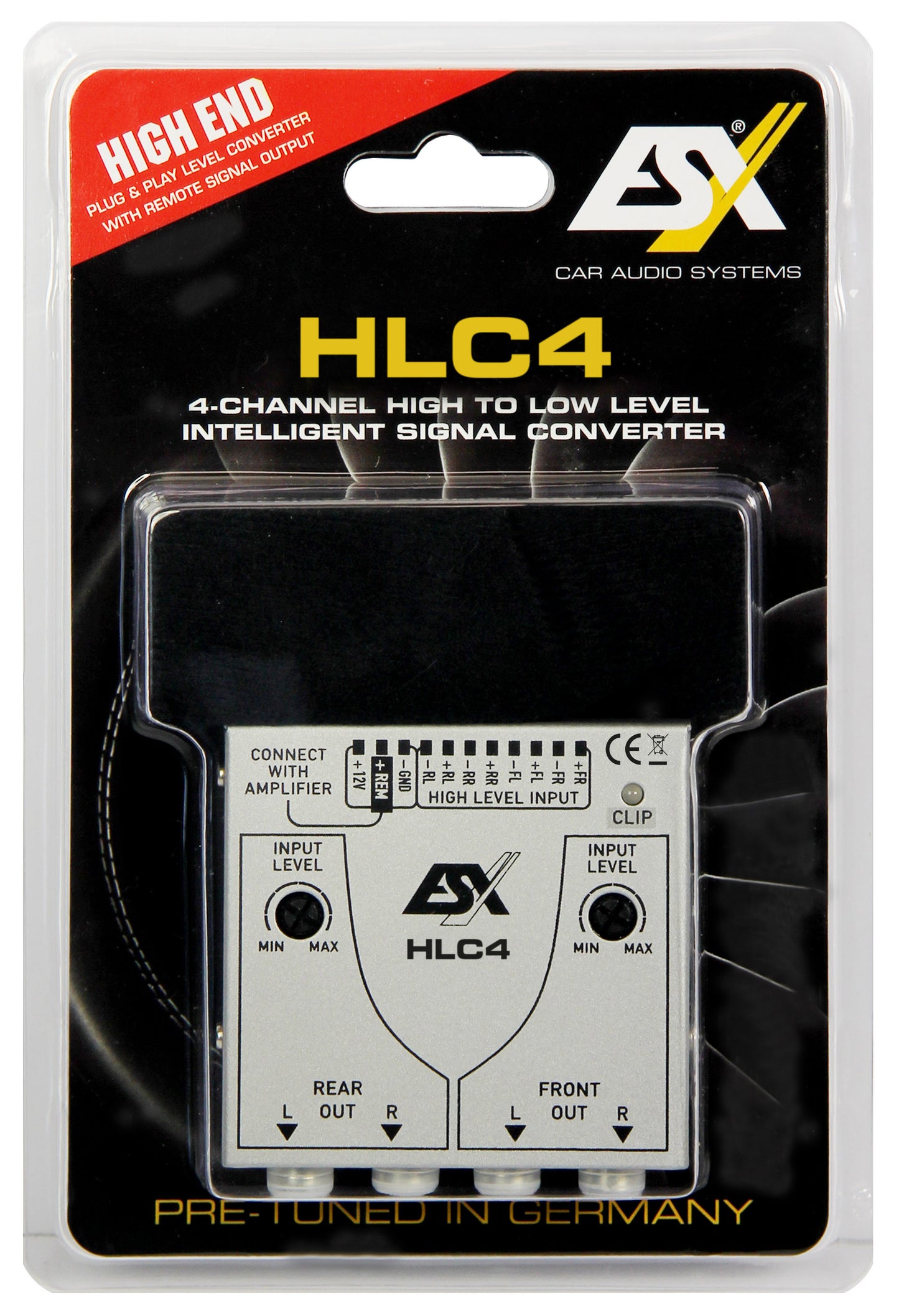 ESX 4CH High to Low Level Converter HLC4 (mit EPS)