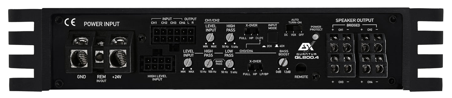 ESX QUANTUM Digital 4CH AMP QL800.4