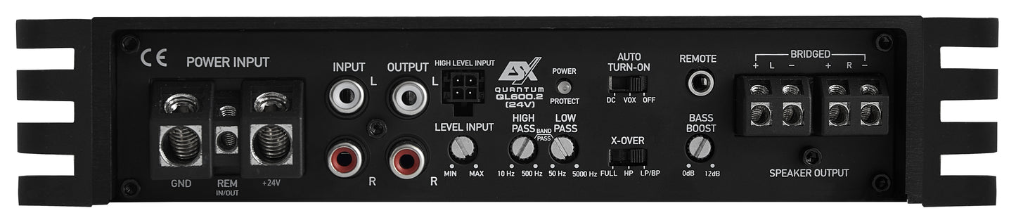 ESX QUANTUM Digital 2CH AMP QL600.2 24V