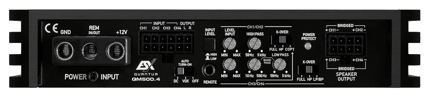 ESX QUANTUM Digital 4CH AMP QM500.4