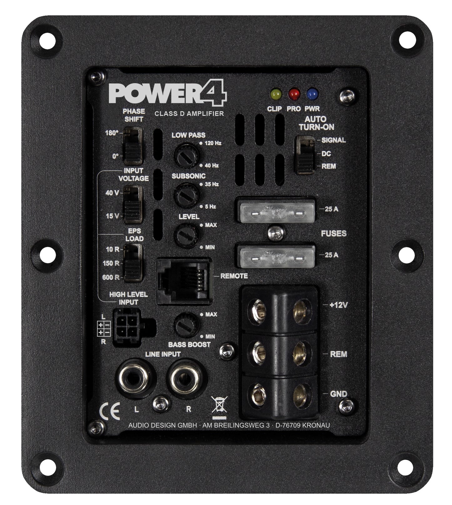Power-Modul 460 Watt @ 4 Ohm POWER4
