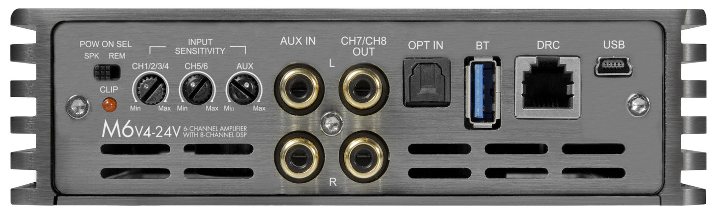 MUSWAY Digital 6-Kanal AMP mit 8-Kanal DSP M6v4-24V