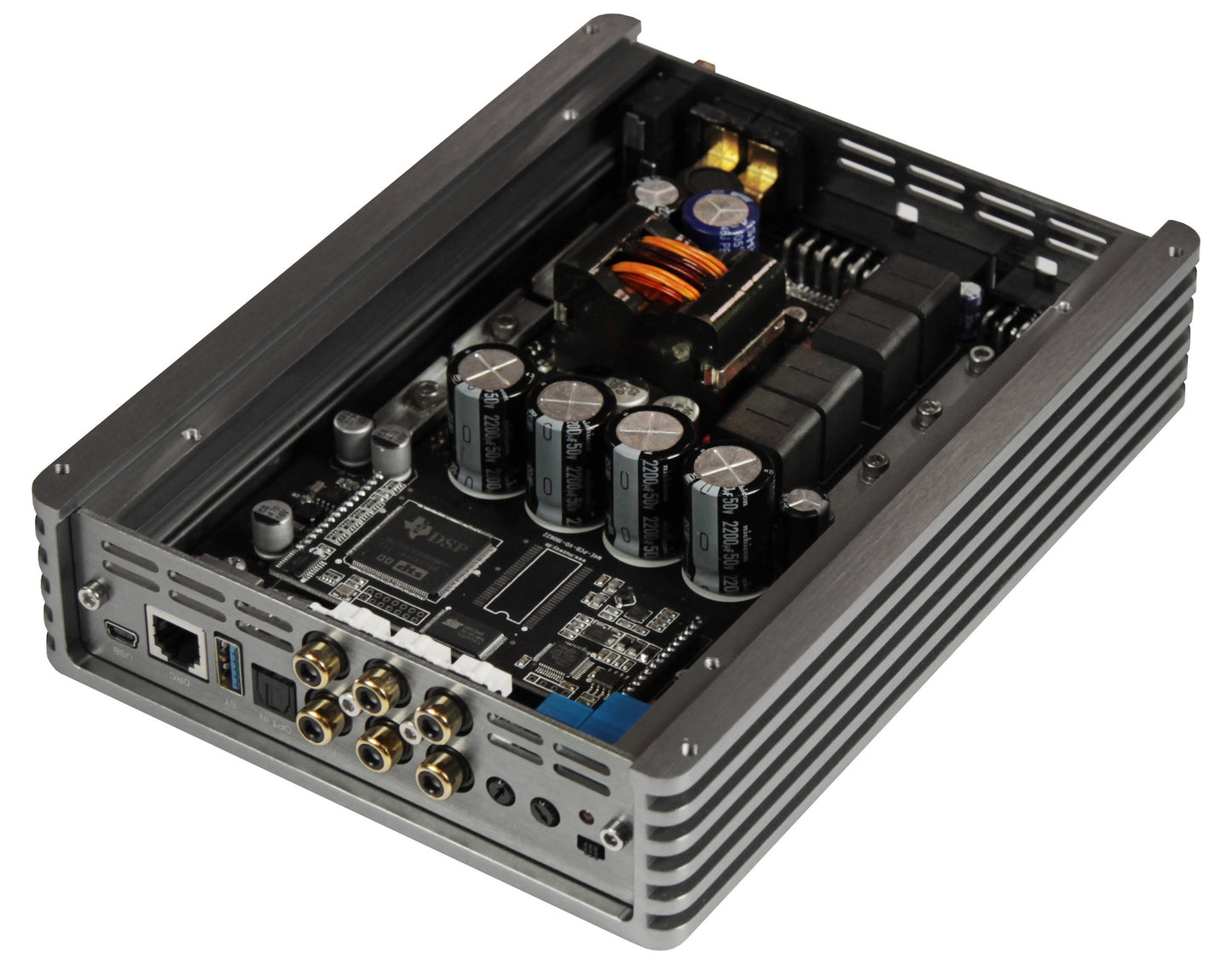 MUSWAY Digital 4-Kanal AMP mit 8-Kanal DSP M4+v3