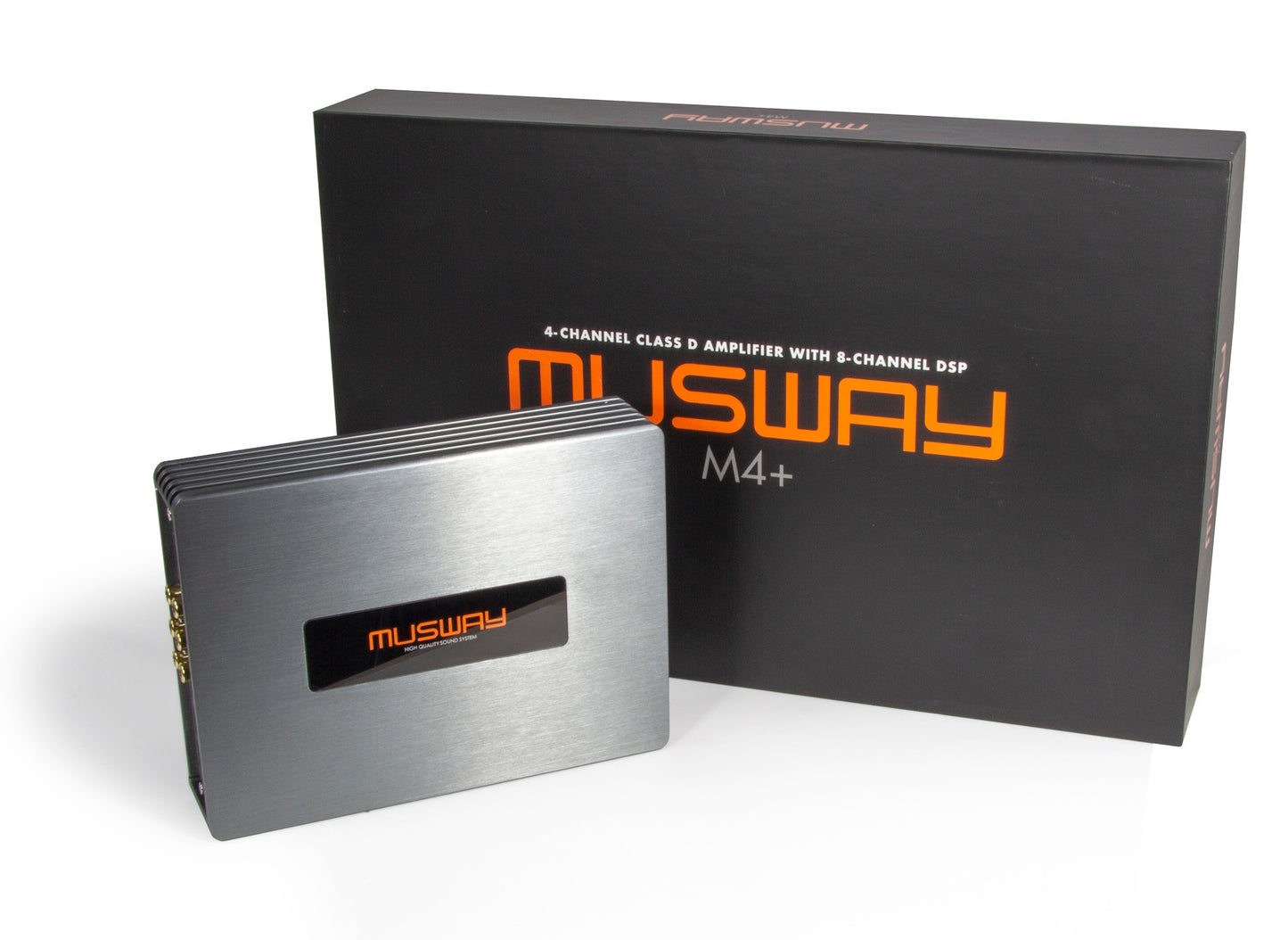 MUSWAY Digital 4-Kanal AMP mit 8-Kanal DSP M4+v3