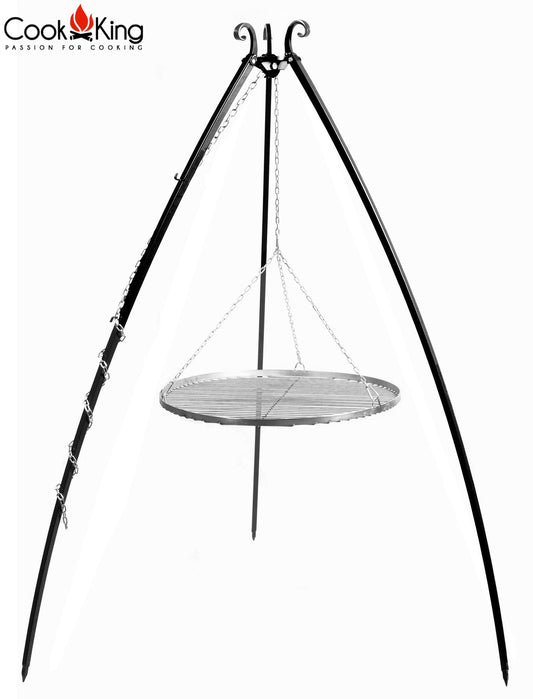 Schwenkgrill 200 cm - Grillrost Aus Edelstahl 70 cm