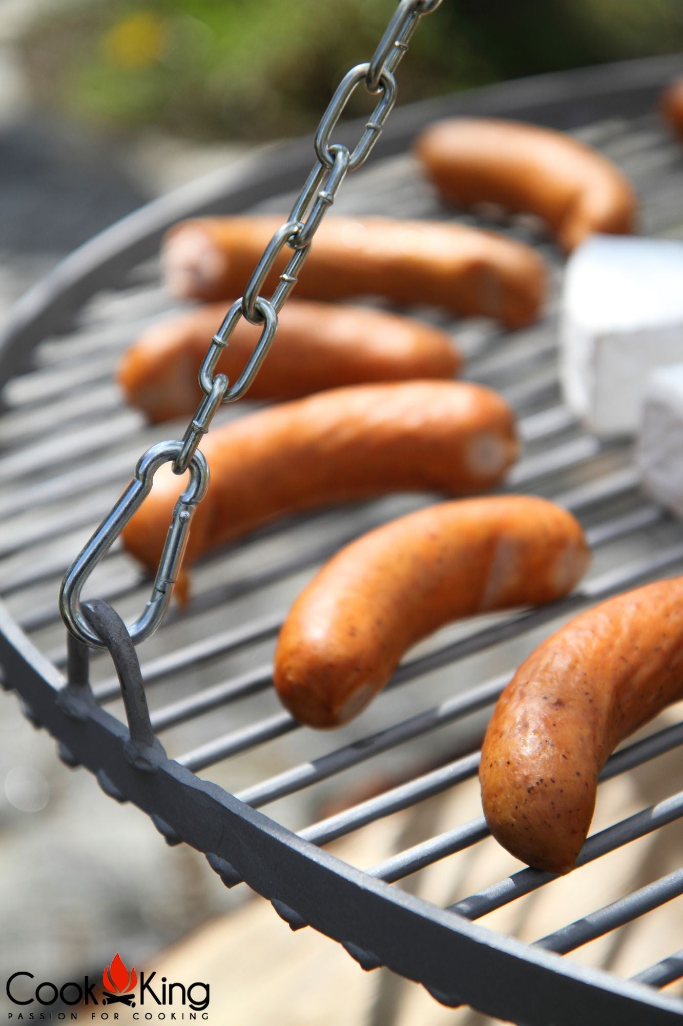 Schwenkgrill 180 cm - Grillrost aus Rohstahl 70 cm