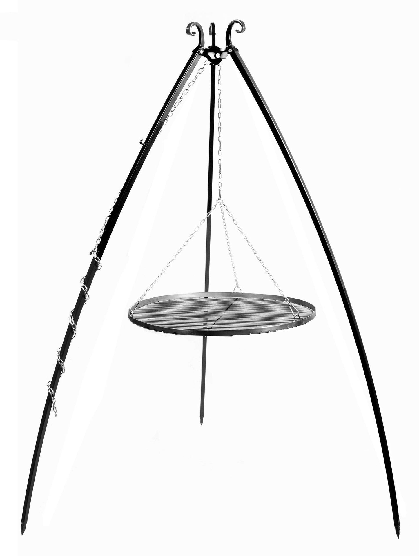 Schwenkgrill 200 cm - Grillrost aus Rohstahl 70 cm