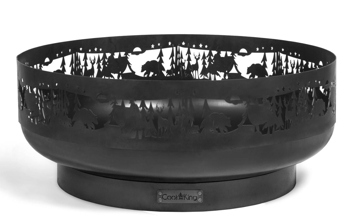 Feuerschale „FOREST“ 80 cm aus Hochwertigem Stahl