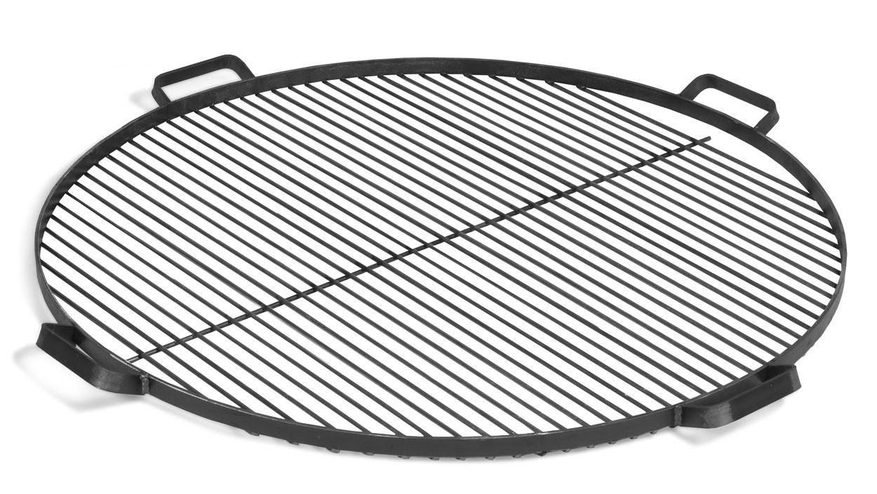 Grillrost mit 4 Griffen aus Rohstahl 70 cm