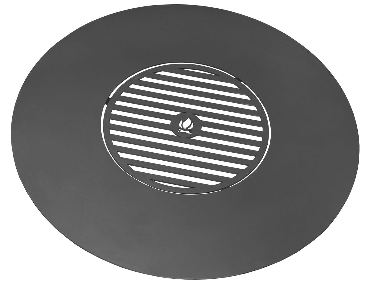Grillplatte für Feuerschale 82 cm mit Grillrost 40 cm