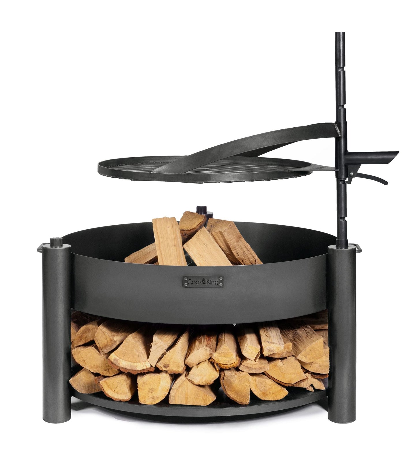 Rost aus natürlichem Stahl 60 cm mit einem Griff für Feuerschale "BANDITO" und "MONTANA X"