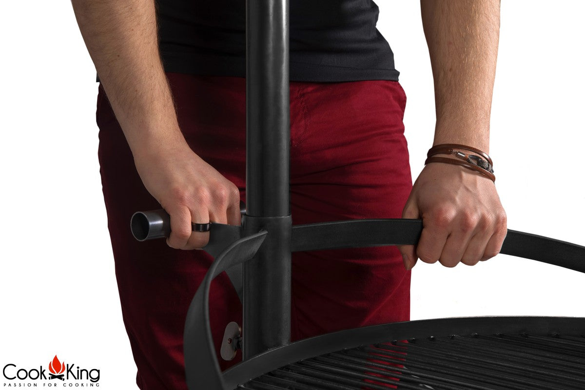 Multifunktionale Feuerschale Premium „BANDITO“ 80 cm, mit Grillrost 70 cm