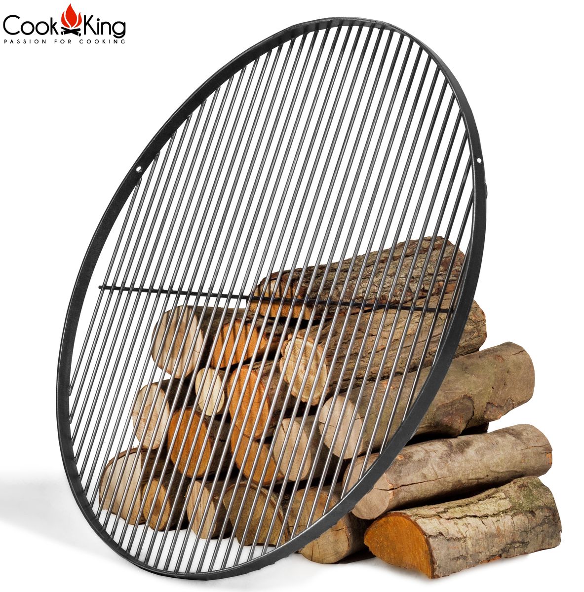 Grillrost aus Naturstahl 50 cm