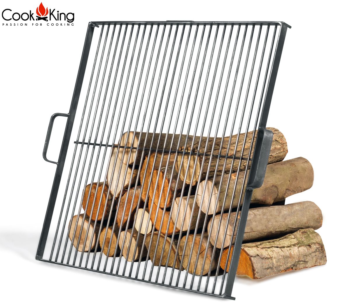 Grillrost aus Rohstahl 50x50 cm für Feuerschale 70 cm
