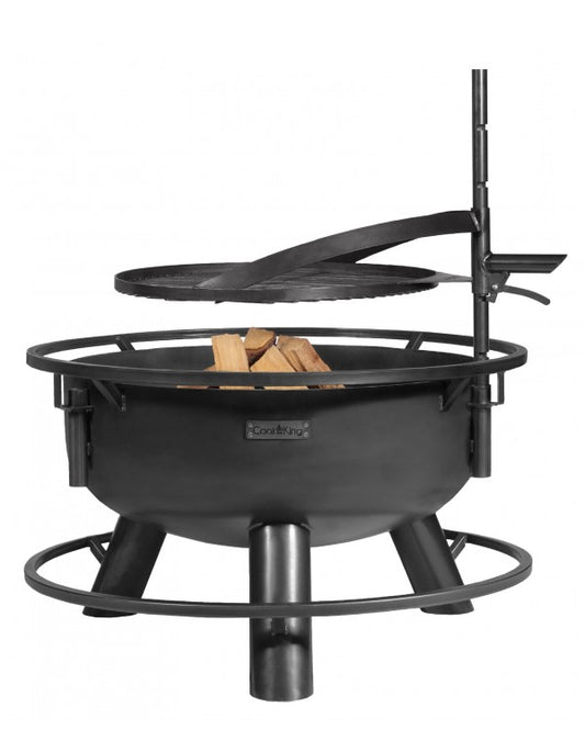 Multifunktionale Feuerschale Premium „BANDITO“ 60 cm, mit Grillrost 50 cm