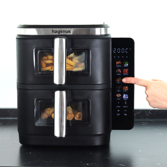 Doppel Heißluftfritteuse 2800 Watt