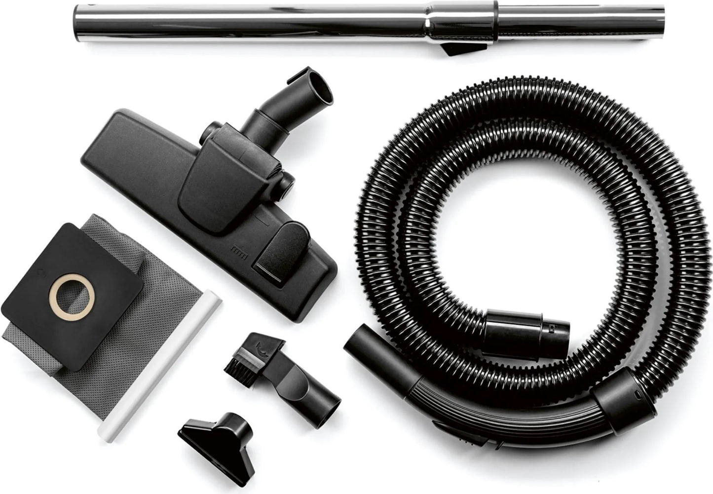 CLEANmaxx Bodenstaubsauger | 800W | 15kPa | Mit wiederverwendbarem Staubbeutel | 2in1 Düse, Mini Polsterdüse, & Kombi Aufsatz