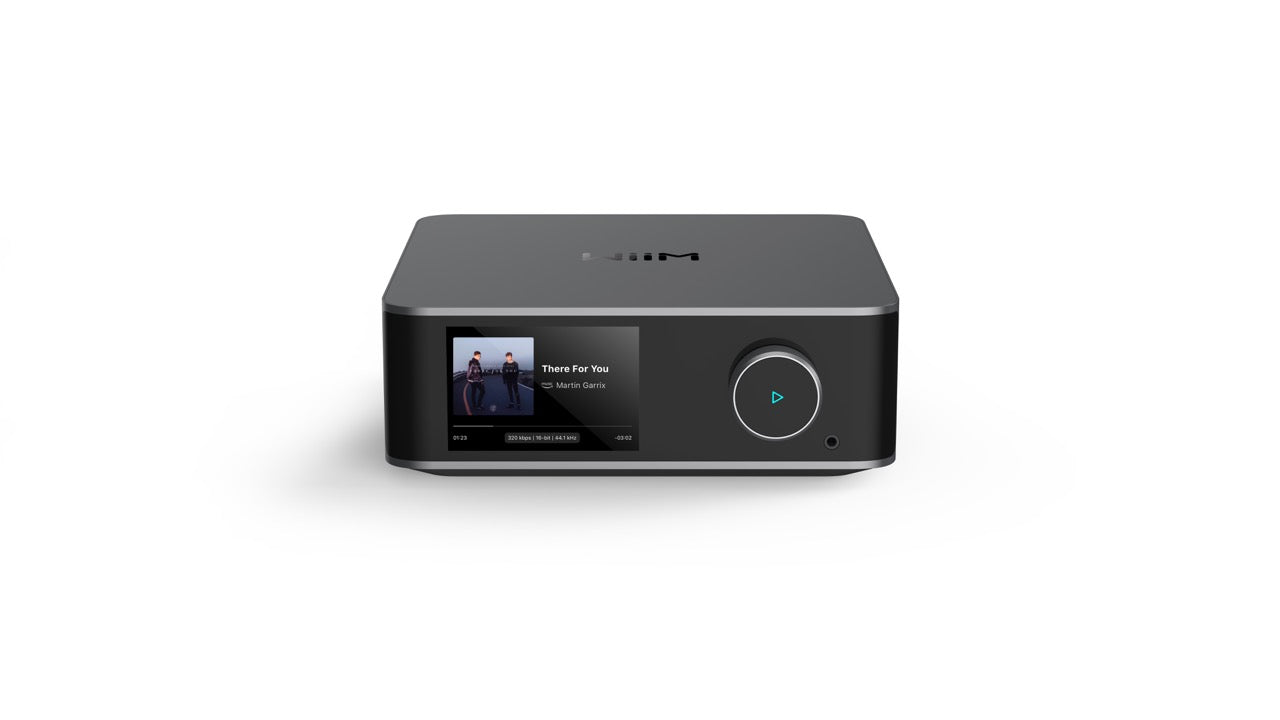 WiiM Ultra Musik-Streamer & Digital-Vorverstärker | 3,5" Touchscreen, kompatibel mit Google Cast & Alexa, Streamt Spotify, Amazon Music, Tidal | HDMI ARC, Phono-Eingang, Kopfhörerausgang | Space Grau