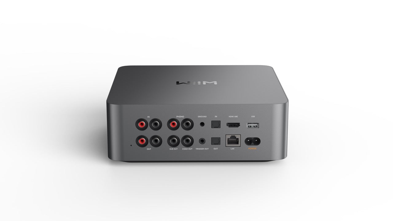 WiiM Ultra Musik-Streamer & Digital-Vorverstärker | 3,5" Touchscreen, kompatibel mit Google Cast & Alexa, Streamt Spotify, Amazon Music, Tidal | HDMI ARC, Phono-Eingang, Kopfhörerausgang | Space Grau