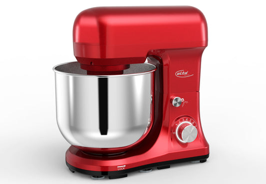 Elta Küchemaschine 1000W – 5L Küchenmaschine mit Planetarischem Rührsystem, 8 Geschwindigkeiten & Zubehör für Teig, Sahne, Kuchen